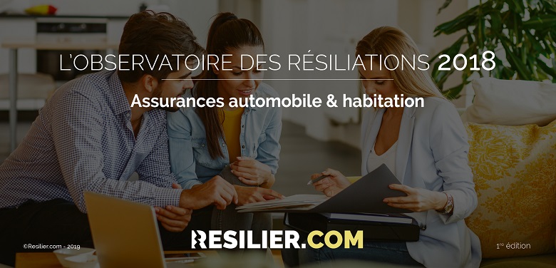 L’observatoire des résiliations assurance auto et habitation 2018