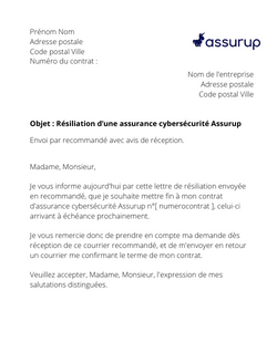 La résiliation d'une assurance cybersécurité Allianz